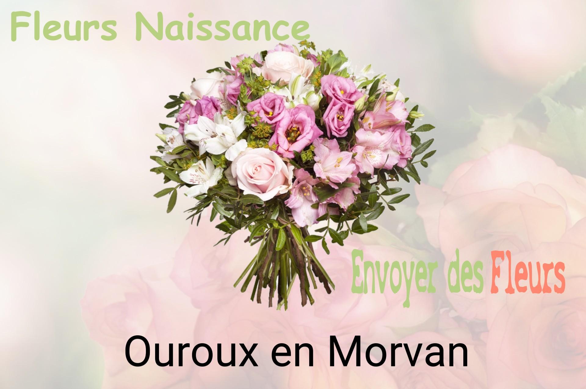 Bouquet de fleurs de naissance livré à Ouroux-en-Morvan